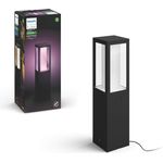 Philips Hue White and Color Ambiance LED Sockelleuchte Erweiterung Impress, für den Außenbereich, dimmbar, bis zu 16 Millionen Farben, steuerbar via App, kompatibel mit Amazon Alexa (Echo, Echo Dot)