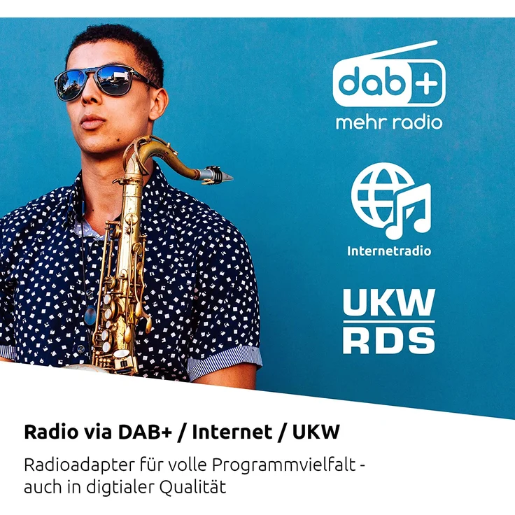 TechniSat DIGITRADIO 21 IR - Unterbaufähiges DAB+/UKW/Internet-Küchenradio mit Bluetooth, 2 W Mono-Lautsprecher, 2,8'' Farbdisplay, Uhr mit Wecker, Farbe: weiß – Bild 4
