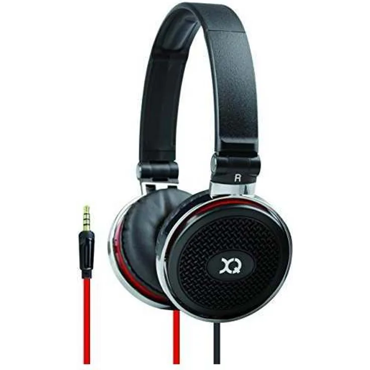 Xqisit H100 Over-Ear klappbar Headset schwarz