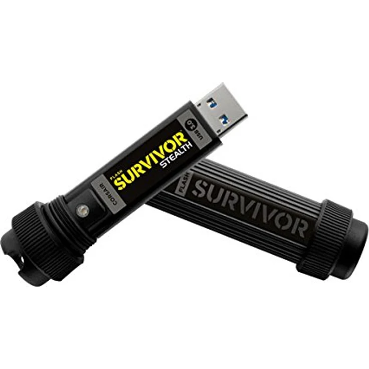 Corsair Flash Survivor Stealth v2 128GB USB-Speicherstick (USB 3.0, robust, wasserabweisend) schwarz – Bild 2