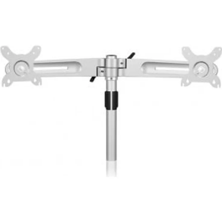 Icy Box IB-AC638+M2 Monitorhalter für 2 Monitore (bis 24'') - Zubehör-Erweiterungseinheit für Icy Box IB-AC638