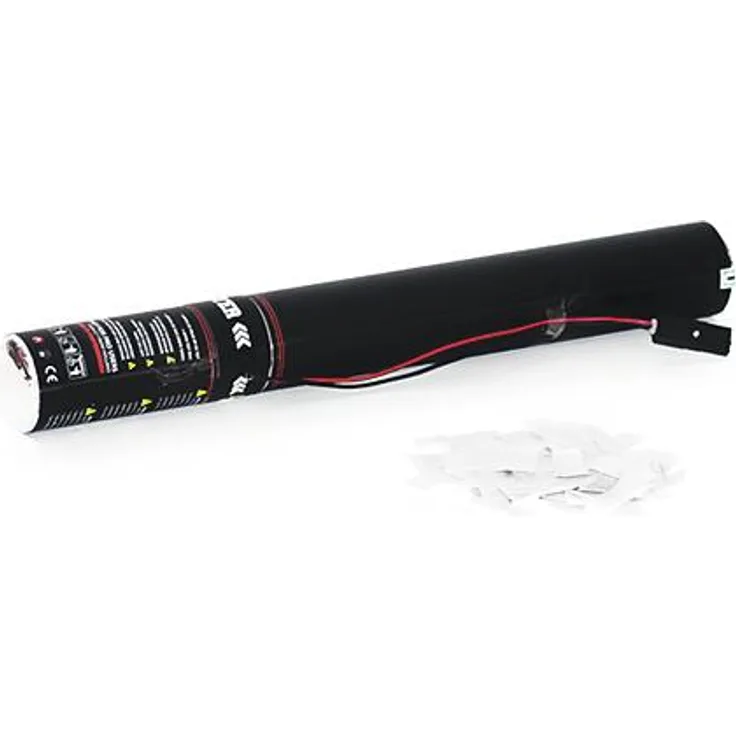 TCM FX Konfetti-Ladung elektrisch 50cm, weiß