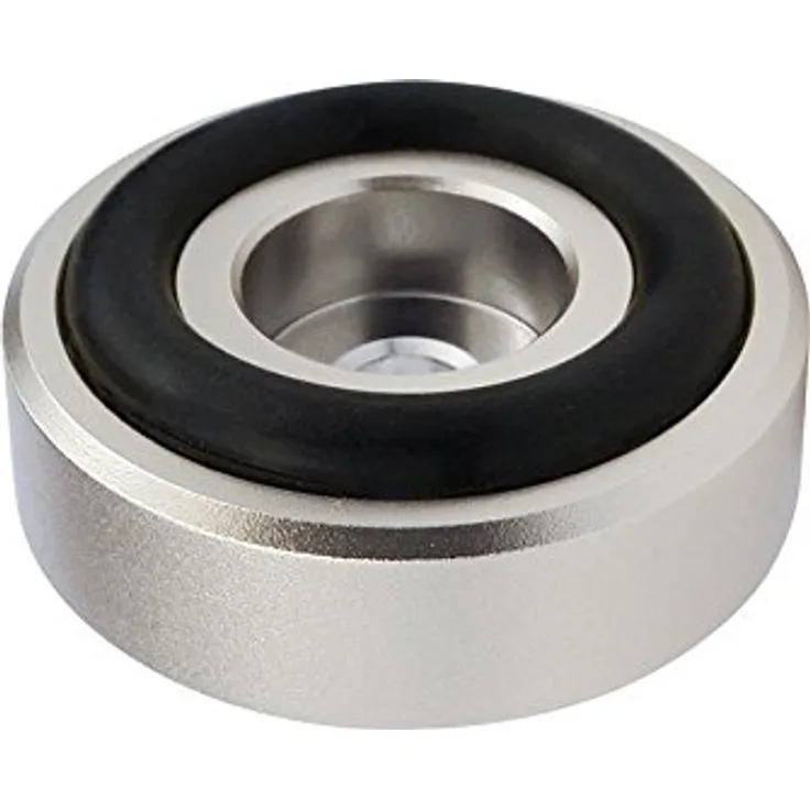 DynaVox 207273 Aluminium Gerätefüsse midi 4er-Set Silber