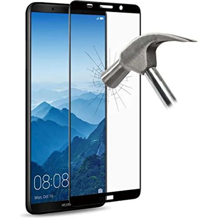 Puro SDGFRMATE10PROHWBLK Displayschutzfolie für Huawei Mate 10 Pro Schwarz
