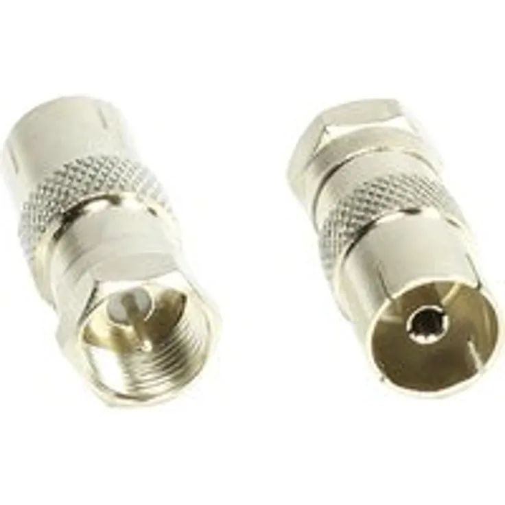 Good Connections SAT TV Adapter - F-Stecker an Koax (IEC) Buchse