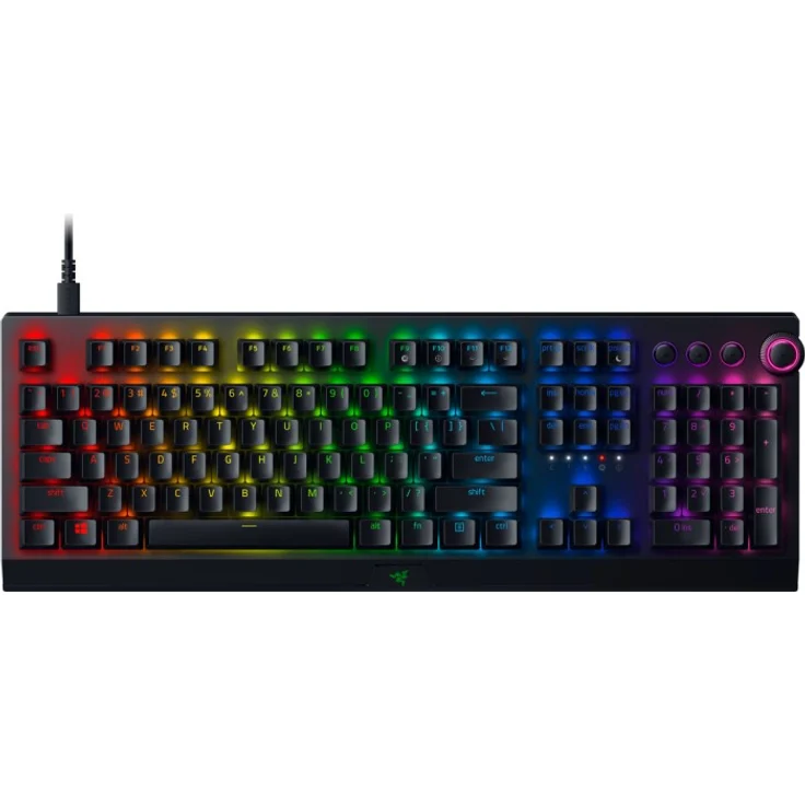 Razer BlackWidow V3 Pro - Tastatur - Hintergrundbeleuchtung - USB, Bluetooth, 2.4 GHz - Deutsch QWERTZ - Razer Green (RZ03-03530400-R3G1) – Bild 4