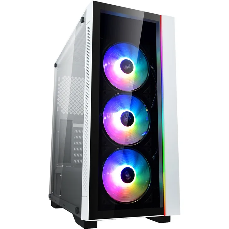 Deepcool Matrexx 55 V3 ADD-RGB WH 3F Tower-Gehäuse, weiß, Tempered Glass
