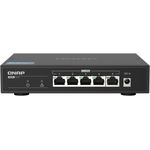Qnap QSW-1105-5T 5 Port 2,5 Gbps Auto Negotiation (2,5 G-1 G-100 M), Unmanaged Switch