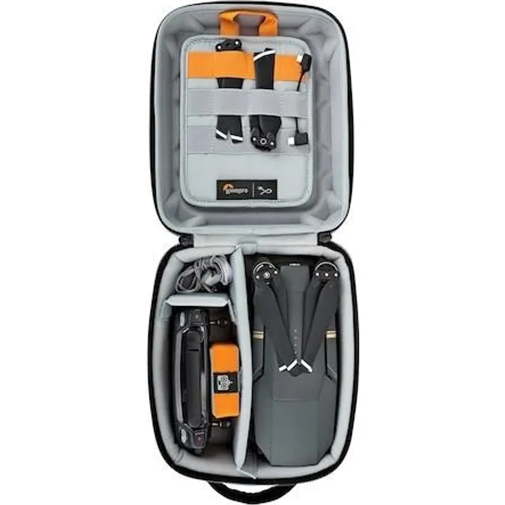 Lowepro DroneGuard CS 150 Hülle für Kameradrohnen Hard-Case Schwarz - Hüllen für Kameradrohnen (Hard-Case, Schwarz, Einfarbig, Reißverschluss, 195 mm, 120 mm)