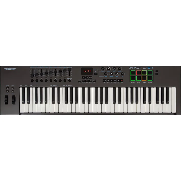 Nektar Impact LX61+ USB MIDI Keyboard Controller with Nektar DAW Integration