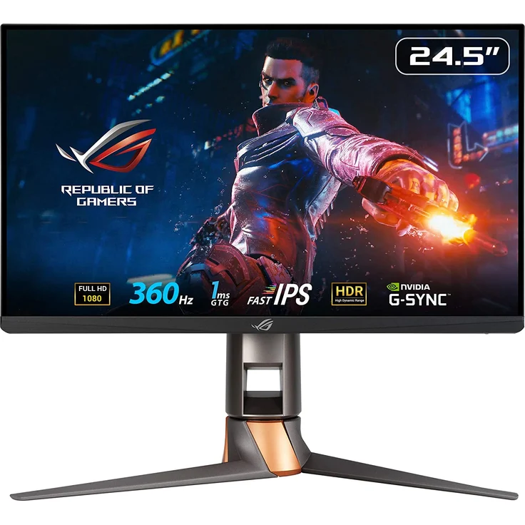 ASUS ROG Swift PG259QN - 24,5 Zoll, Full HD (1920 x 1080), IPS-Panel, 360Hz, 1ms, 400cd/m² (90LM05Q0-B01370) – Bild 1