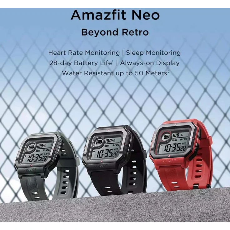 Amazfit Neo Fitness-Tracker Unisex, Einheitsgröße, Kunststoffgehäuse, Olivgrün – Bild 4