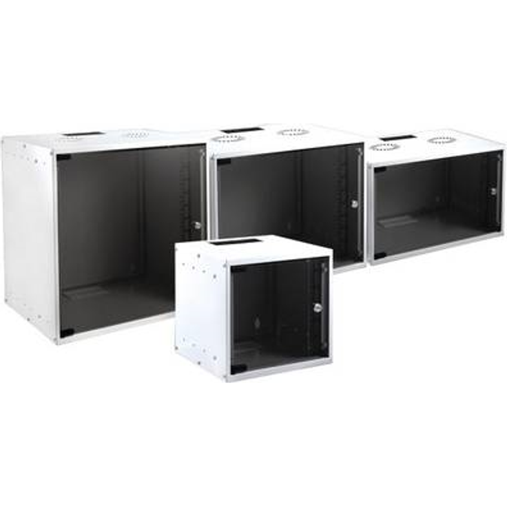EFB-Elektronik 19'' 12HE Wandgeh. Basic, Tiefe 450mm, unmontiert, RAL 9010