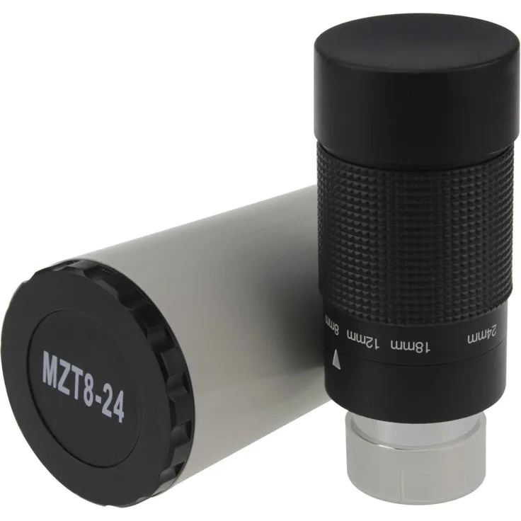 astromania 3,2 cm 8–24 mm Zoom Okular für Teleskop mit T-Gewinde