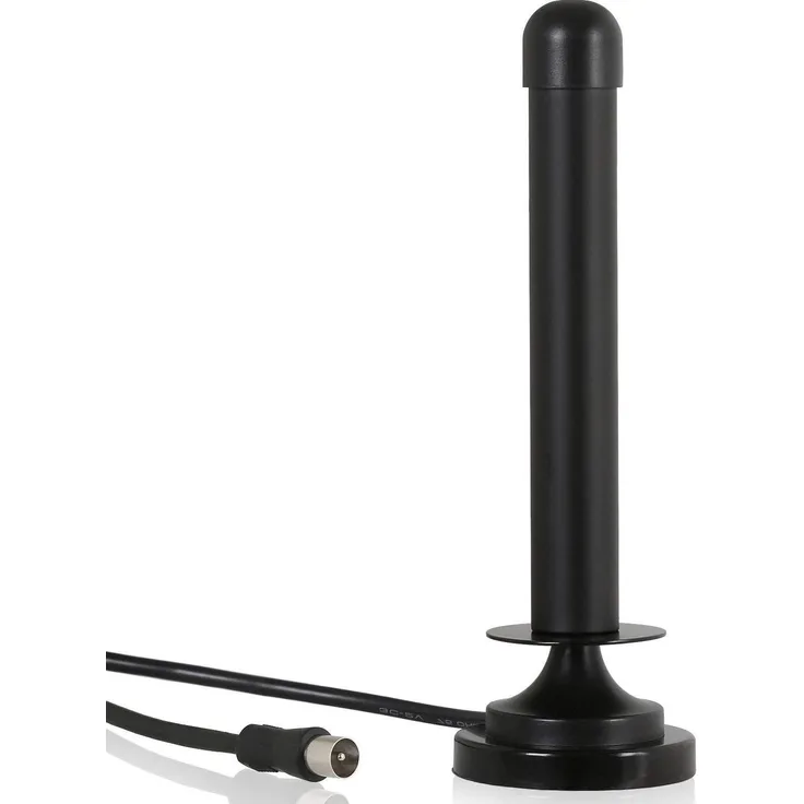 Wicked Chili DVBT2 Antenne kompatibel mit Samsung, Xoro, SkyVison, Opticum, TechniSat, Freenet HD TV Receiver Antenne für Innen und Außen (starker DVB-T, DVB-T2 Empfang, Magnetfuß, 3m Koaxialkabel)