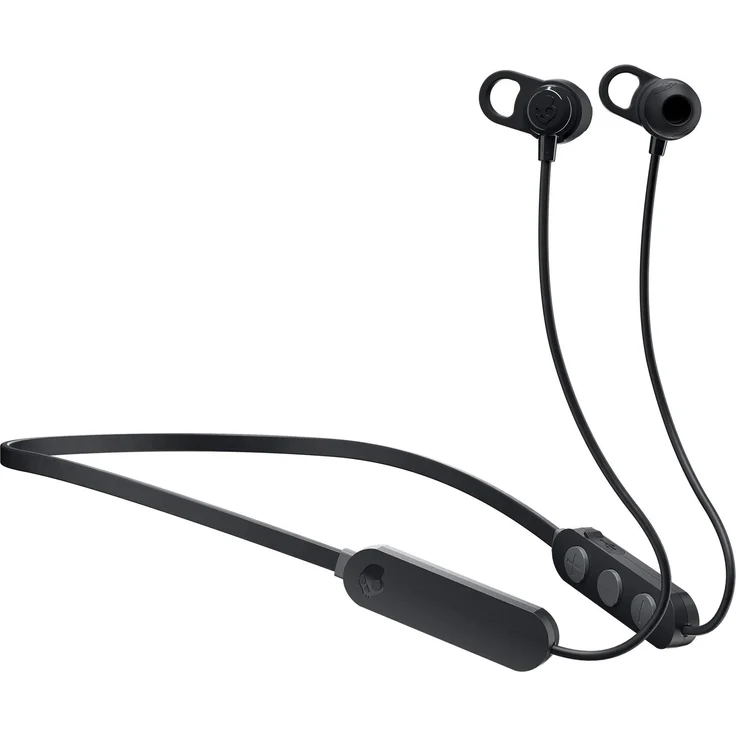 Skullcandy Jib+ Kabellose In-Ear Kopfhörer mit Mikrofon und Freisprecheinrichtung, 8 Stunden Akkulaufzeit (Wiederaufladbar), Beigefügte Gel-Aufsätze für Geräuschisolierung, Schwarz – Bild 1