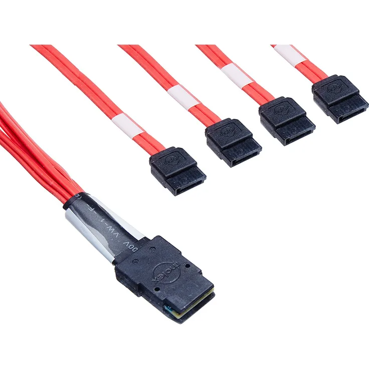 LSI Kabel CBL-SFF8087OCF-10M Mini-SAS zu SATA 1.0m