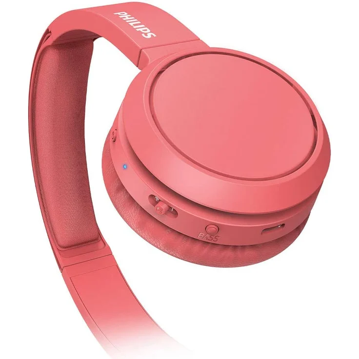 Philips On Ear Kopfhörer H4205RD-00 matt On-Ear-Kopfhörer, mit Bluetooth, Mikrofon, rot – Bild 2