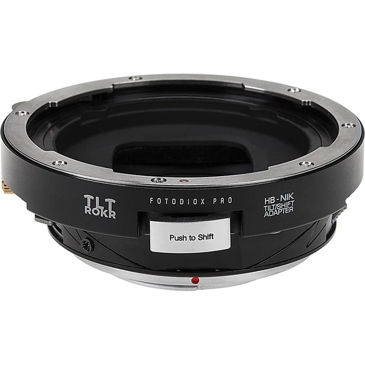 Fotodiox Pro TLT ROKR - Tilt/Shift Lens Mount Adapter for Hasselblad V-Mount SLR Lenses to Nikon F Mount SLR Camera Body