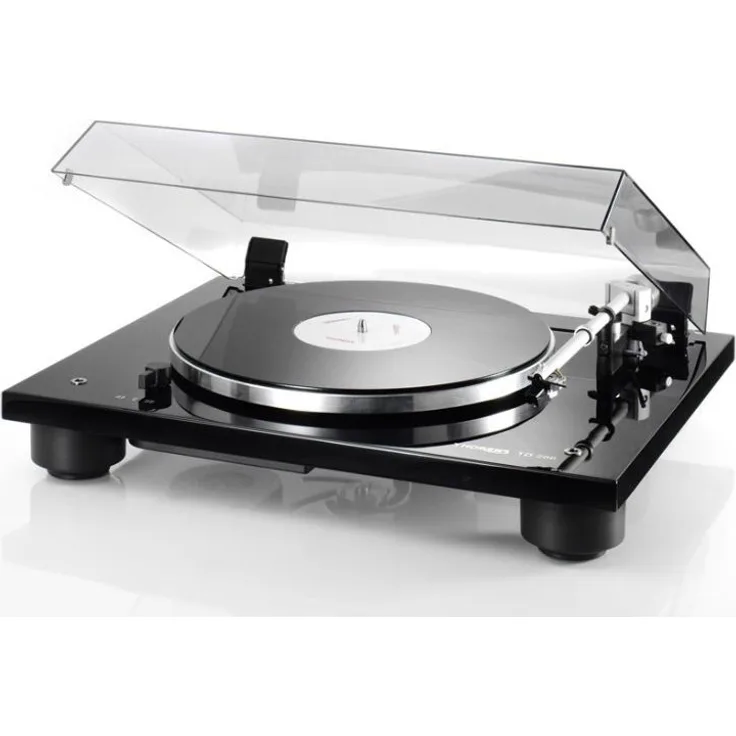 Thorens TD 209 Plattenspieler Hochglanz Schwarz