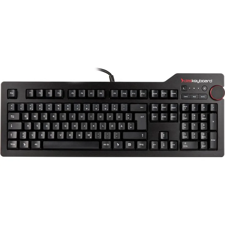 Das Keyboard 4 Professional, MX BROWN, USB, DE QWERTZ (DASK4MKPROSIL-DE)