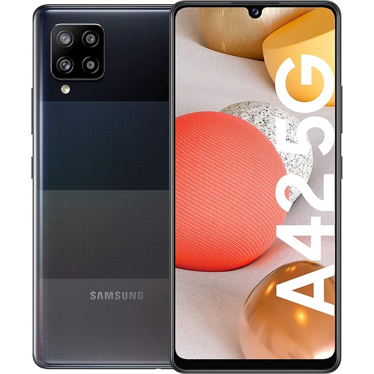 Samsung Galaxy A42 5G Smartphone 16,76 cm (6,6 Zoll) AMOLED-Display, 128GB interner Speicher, 4GB RAM, Android, Prism Dot Black – Bild 5