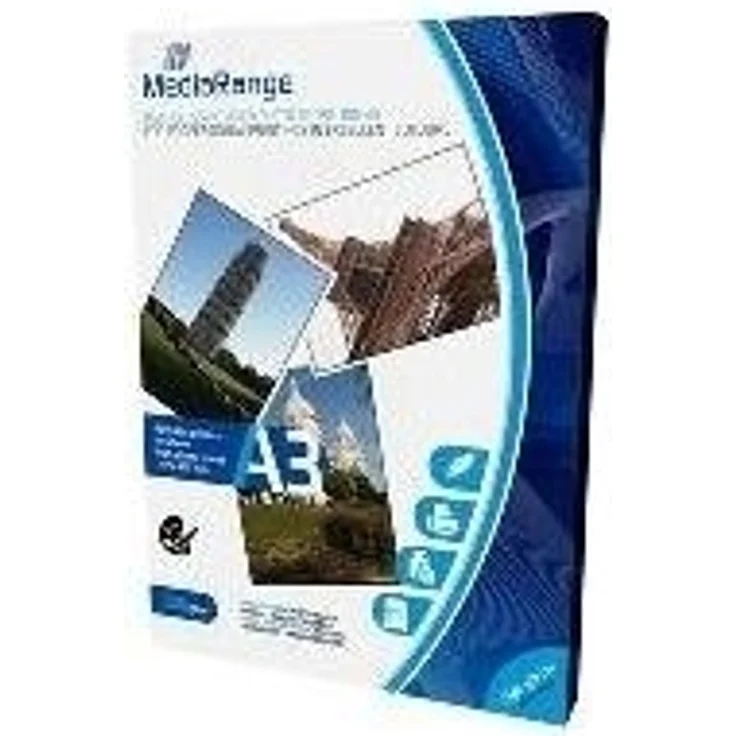 MediaRange DIN A3 Fotopapier für Tintenstrahldrucker, hochglänzend, 200g, 50 Blatt – Bild 2