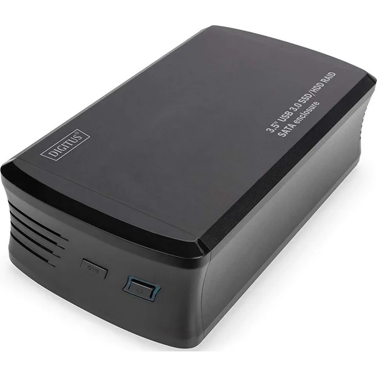 DIGITUS 3, 5'' USB3.0 SSD-HDD Raid SATA Gehäuse USB3.0 Unterstützt JBOD, Raid0, Raid1