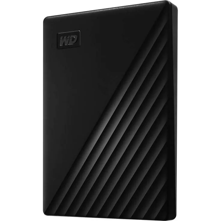 WD My Passport WDBYVG0020BBK - Festplatte - verschlüsselt - 2 TB - extern (tragbar) - USB 3.2 Gen 1 - 256-Bit-AES - Schwarz (WDBYVG0020BBK-WESN)