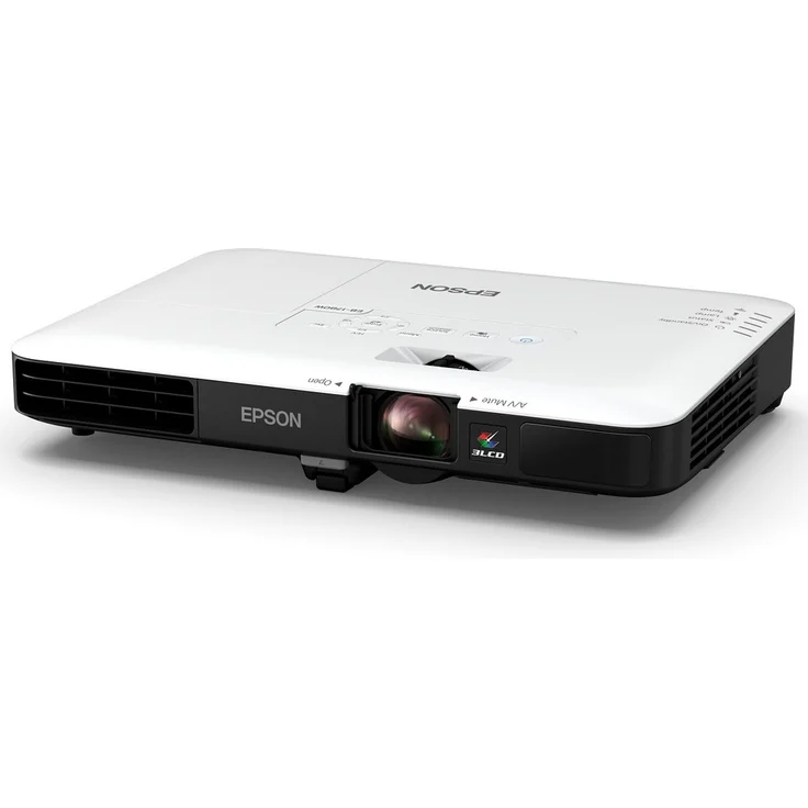 Epson EB-1780W Mini-Beamer, LCD, WXGA (1280 x 800), Kontrast 10000:1, 3000 ANSI-Lumen, Bildverhältnis 16:10, WLAN, schwarz/weiß – Bild 1