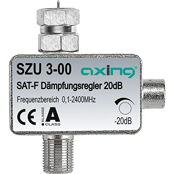 Axing SZU 3-00 SAT-Dämpfungsregler F-Anschluss (0,5-20 dB) – Bild 1