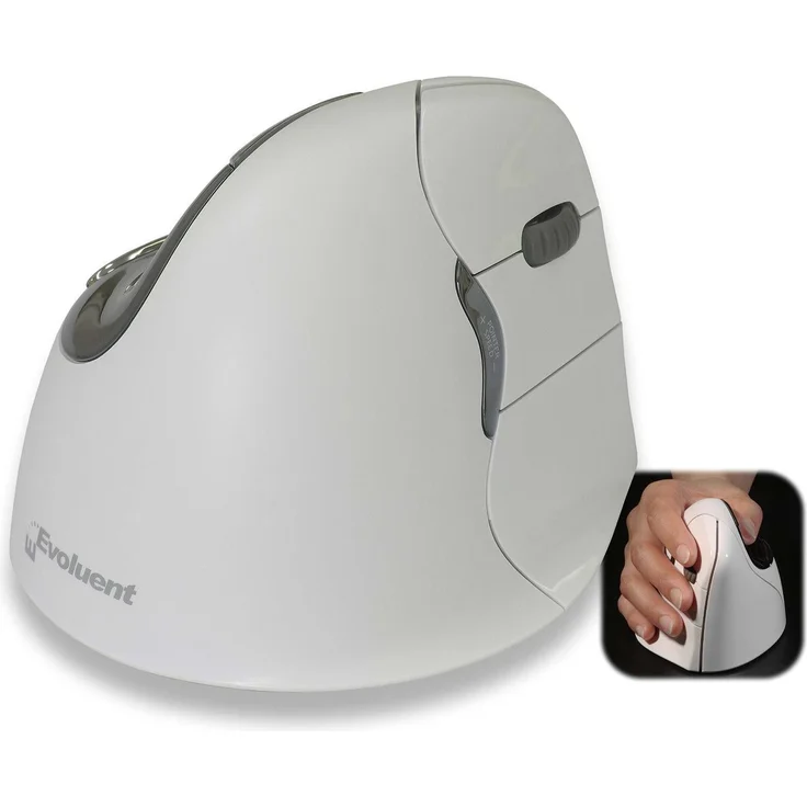 Evoluent Vertical Maus für Rechte Hand weiß – Bild 2