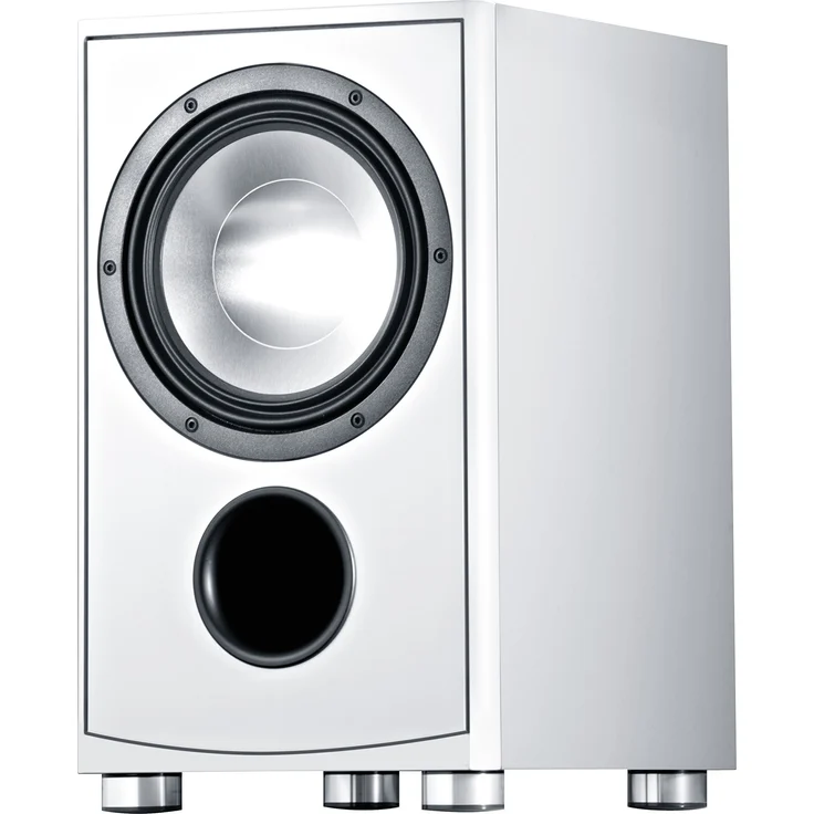 Canton AS 85.3 SC Leistungsstarke Aktiv-Subwoofer (200-280W) weiß Subwoofer - 280 Watt - weiß – Bild 1