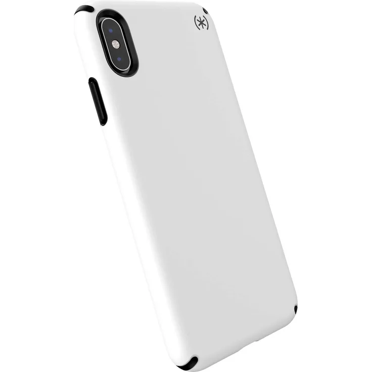 Speck iPhone XS Max Schutzhülle Handyhülle Schützende Hülle Tasche dünne Schale Hardcase Beständig für Apple iPhone XS Max - Presidio Pro - Weiß-Schwarz