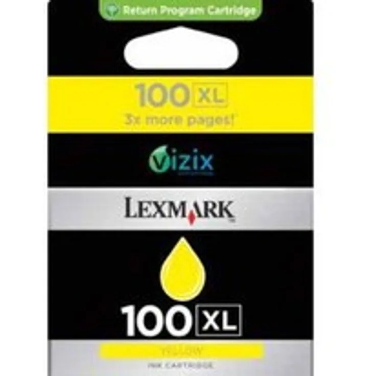 Lexmark 100XL Gelb Tintenpatrone (14N1071E)