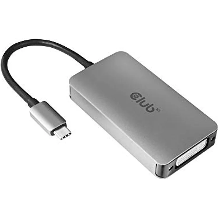 Club 3D USB Typ C zu Dual Link DVI-D Aktiver Adapter - Preisvergleich – Bild 1