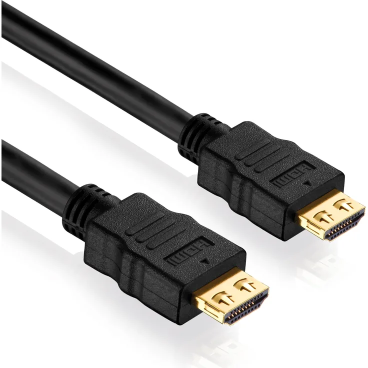 PureLink PI1000-010 High Speed HDMI Verbindungskabel (4K UltraHD (2160p), Ethernet), HDMI-A Stecker auf HDMI-A Stecker, zertifiziert, 1,00m, schwarz
