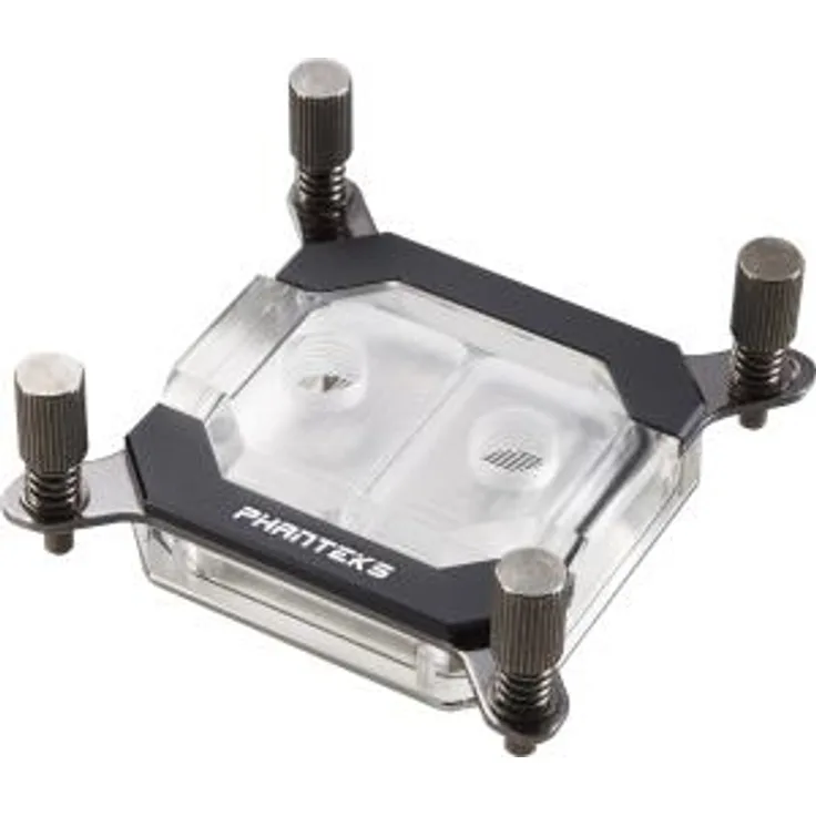 Phanteks Glacier C350i - Flüssigkühlsystem für CPU im Waterblock-Design - (LGA1156 Socket, LGA1155 Socket, LGA1150 Socket, LGA2011-3 Socket, LGA1151 Socket) - nickel plated copper base with aluminum and acrylic glass - Satin Black (PH-C350I_BK01)