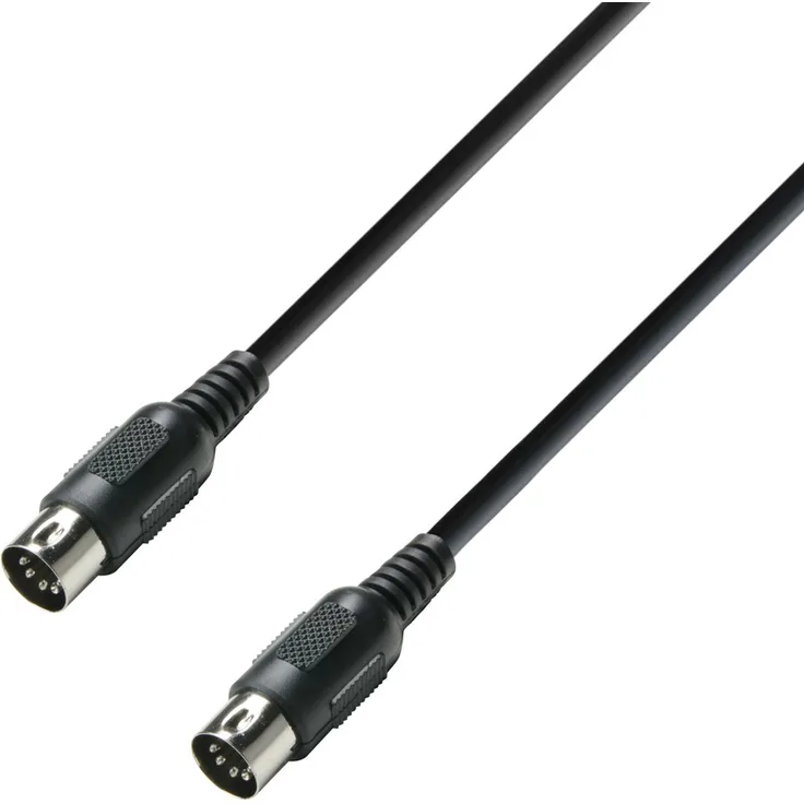Adam Hall 3 Star Series 1.5m MIDI Kabel - Rot