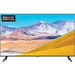 Samsung GU75TU8079U 189 cm (75 Zoll) LED Smart TV (Ultra HD, HDR) HD-Triple-Tuner (Sat, Antenne, Kabel) Modelljahr 2020 Energieklasse G (DE-Modell)
