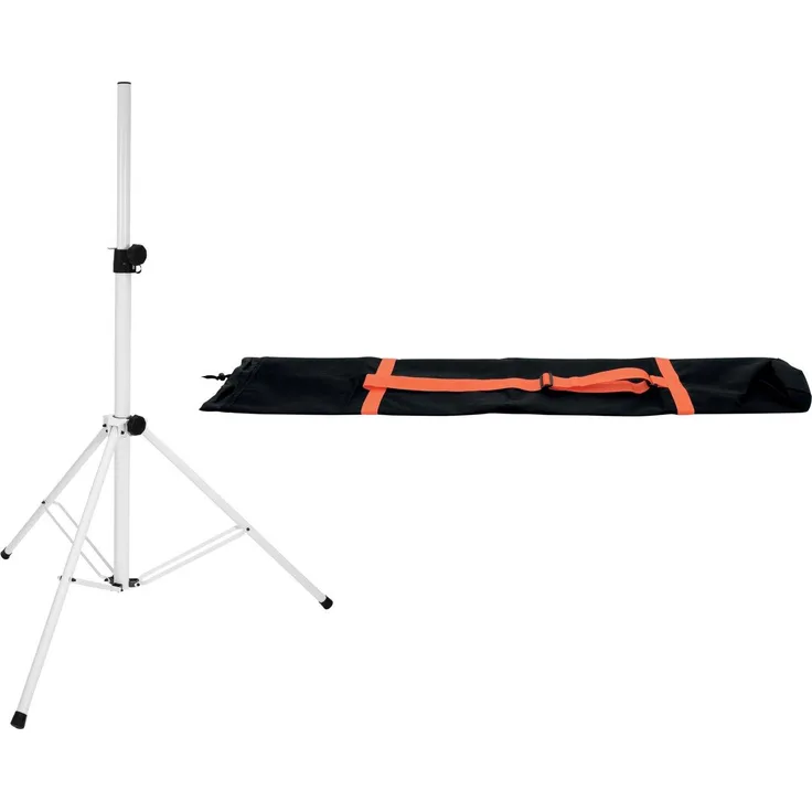 Omnitronic Set BS-2 EU Boxenhochständer weiß + Tragetasche