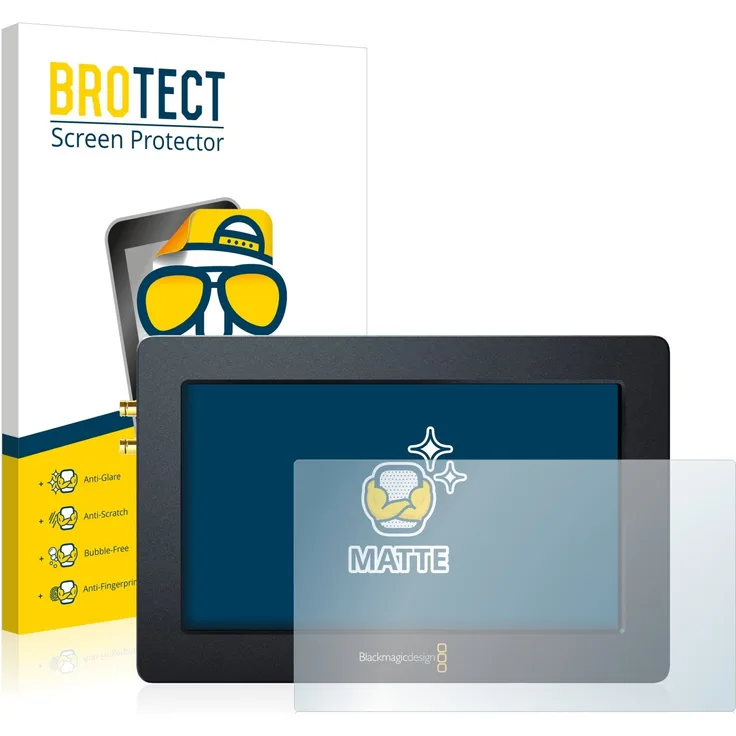 Brotect Displayschutzfolie für Blackmagic Design Blackmagic Video Assist 4K (7.0) Schutzfolie - Entspiegelt, Anti-Fingerprint