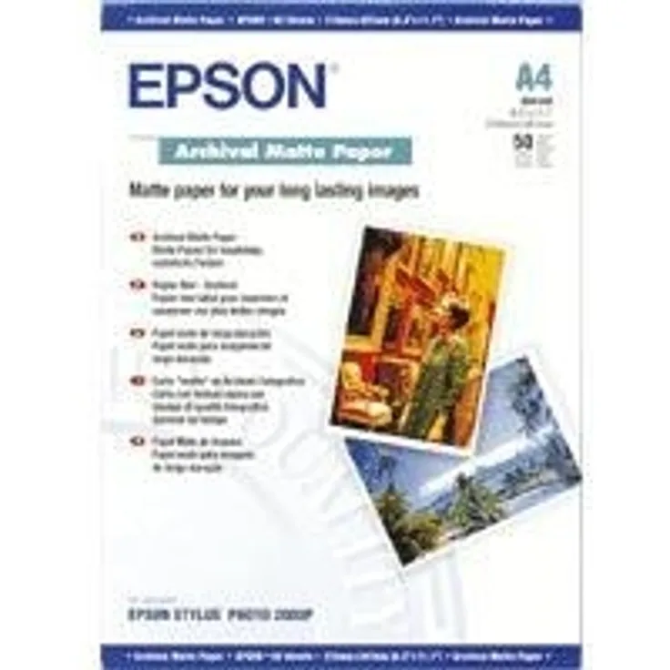 Epson C13S041344 Matte archival papier inkjet 189g-m2 A3 50 Blatt Pack - Preisvergleich