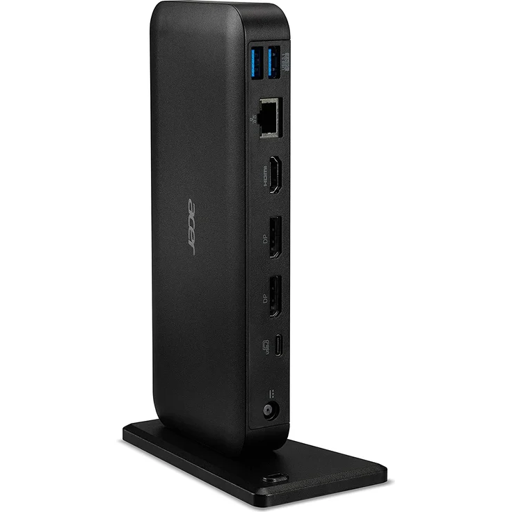 Acer USB Type-C Dock III (2x Displayport, 1x HDMI, Audio, RJ45 Ethernet, 3x USB 3.1, 2x USB Type-C) schwarz – Bild 2