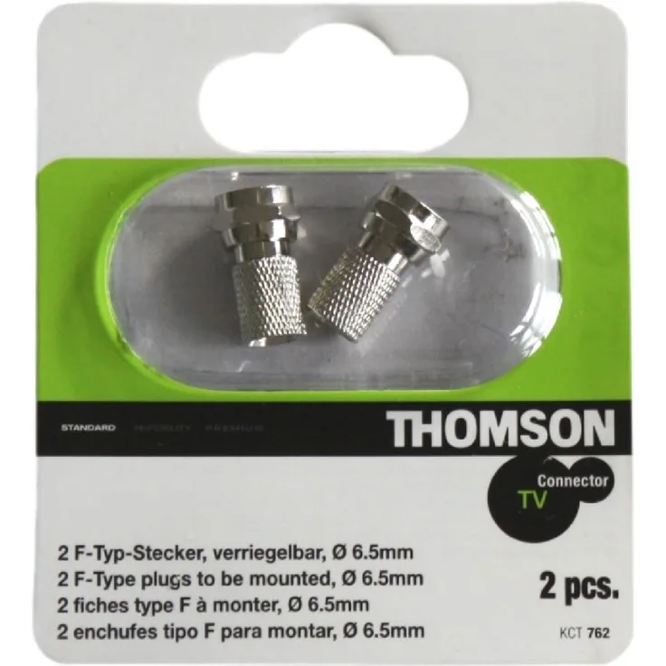 Thomson 2er Set F-Typ Stecker