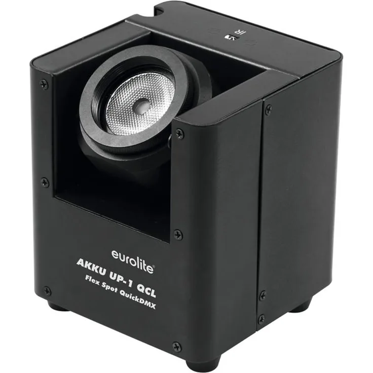 Eurolite AKKU UP-1 QCL Flex Spot QuickDMX | LED-Uplight mit 15-W-4in1-LED, neigbarem Kopf und QuickDMX-Transceiver 
