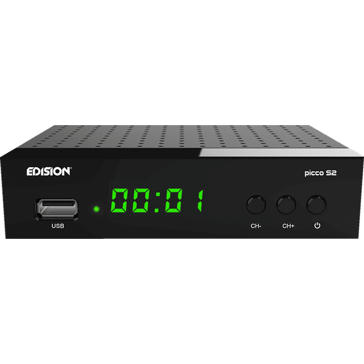 Edision PICCO S2 Full HD SAT Receiver WiFi on board HDMI SCART IR Auge – Bild 2