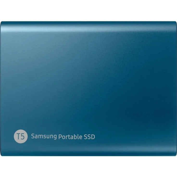 Samsung T5 MU-PA500 - Solid-State-Disk - verschlüsselt - 500 GB - extern (tragbar) - USB 3.1 Gen 2 (USB-C Steckverbinder) - 256-Bit-AES - Ocean Blue (MU-PA500B/EU) – Bild 4