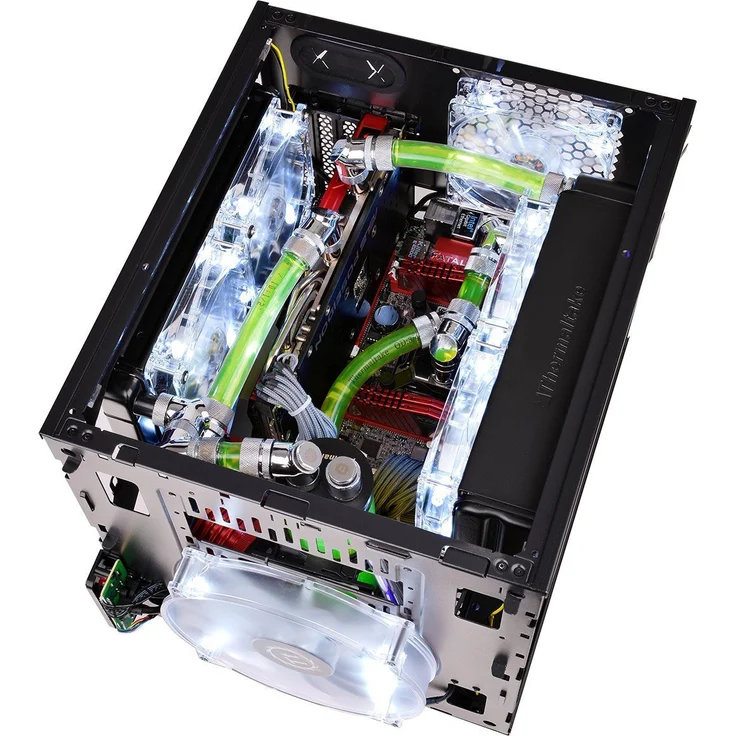 Thermaltake Core V21 Micro ATX Tower black Frontanschl. 2xUSB3.0 1xHD Audio Seitenfenster 5 Erweiterungsplaetze Gehaeuse stapelbar – Bild 9