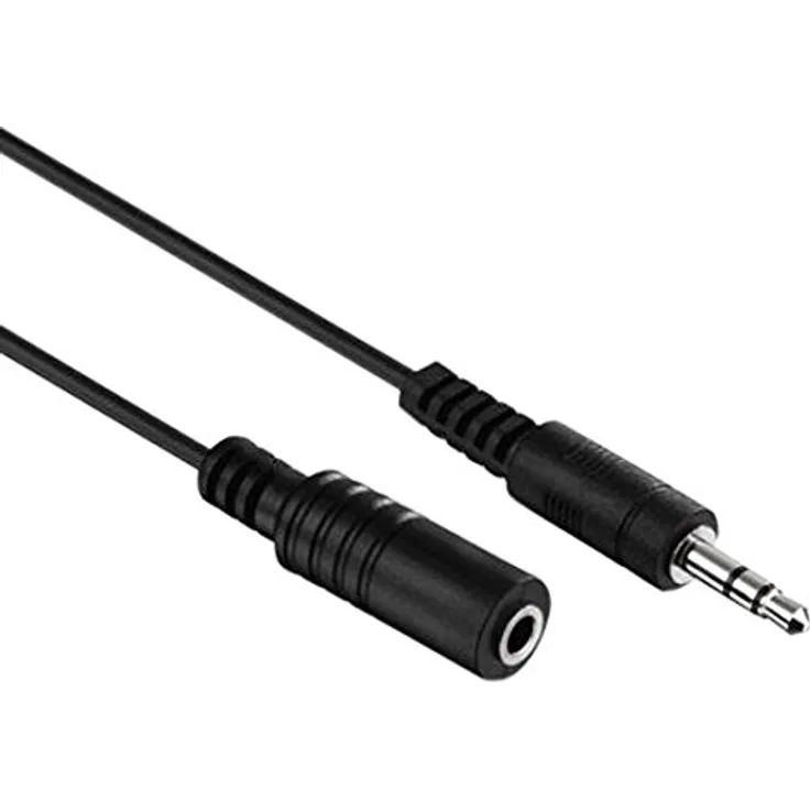 HDSupply LP-AC015-015 Audio Stereo Verlängerungskabel 3,5mm Stecker auf 3,5mm Buchse 1,50m, schwarz